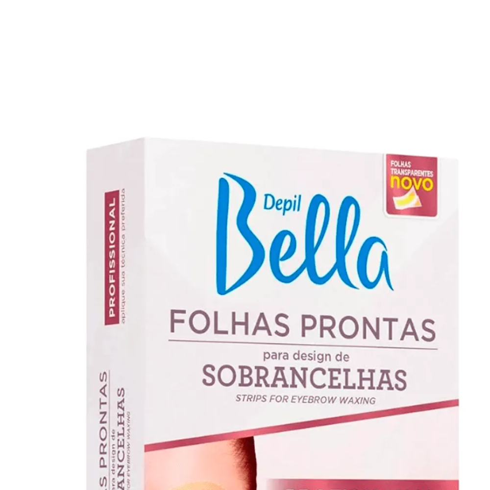 Folhas Prontas Para Design de Sobrancelhas Depil Bella 20 Unidades