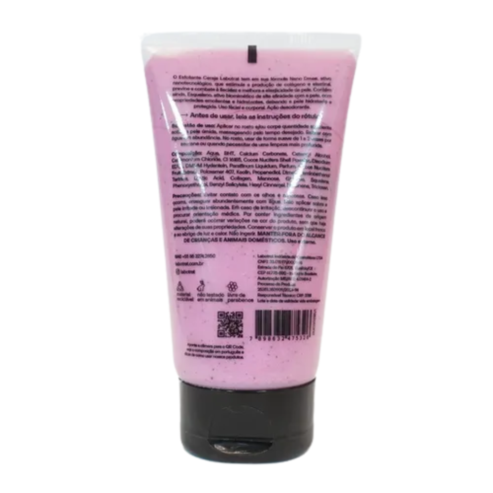 Creme Esfoliante Labotrat 150g Cereja