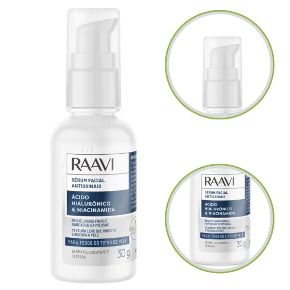 Sérum Facial Antissinais Raavi 30g