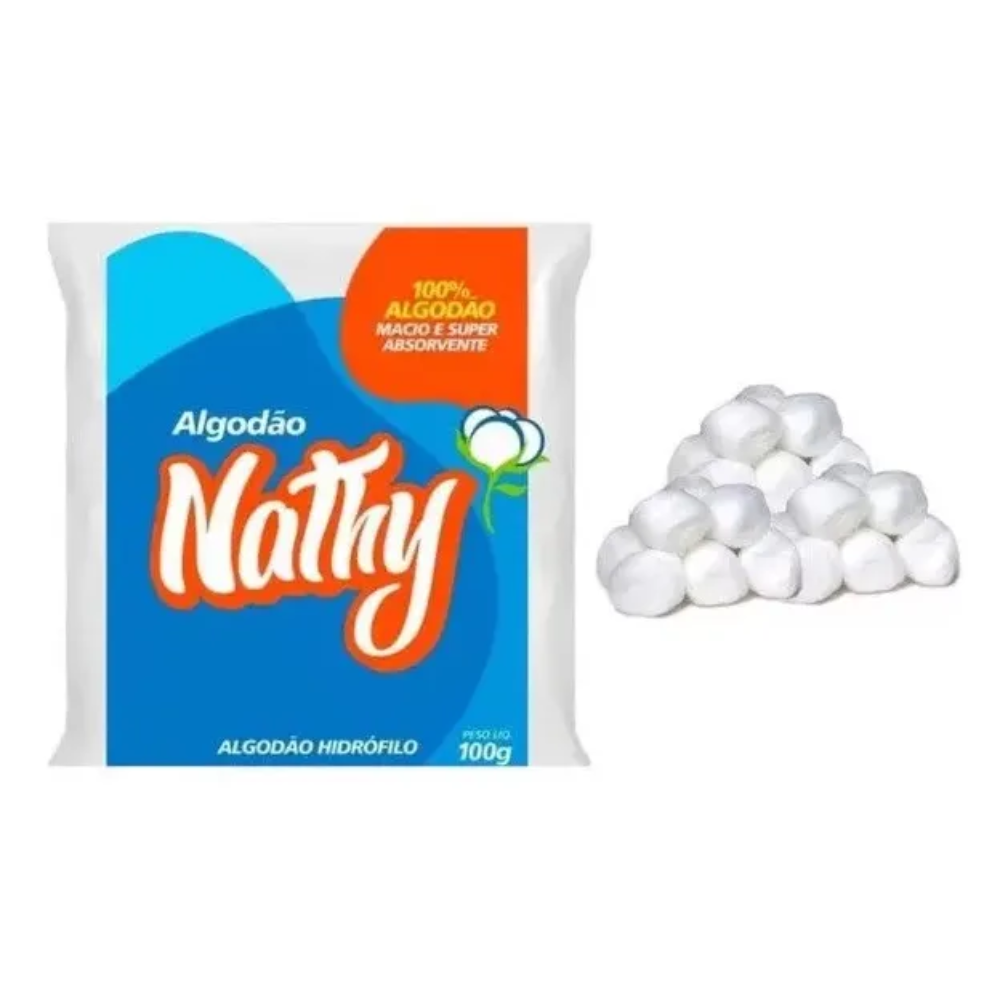 Algodão Em Bolas Nathy 100g