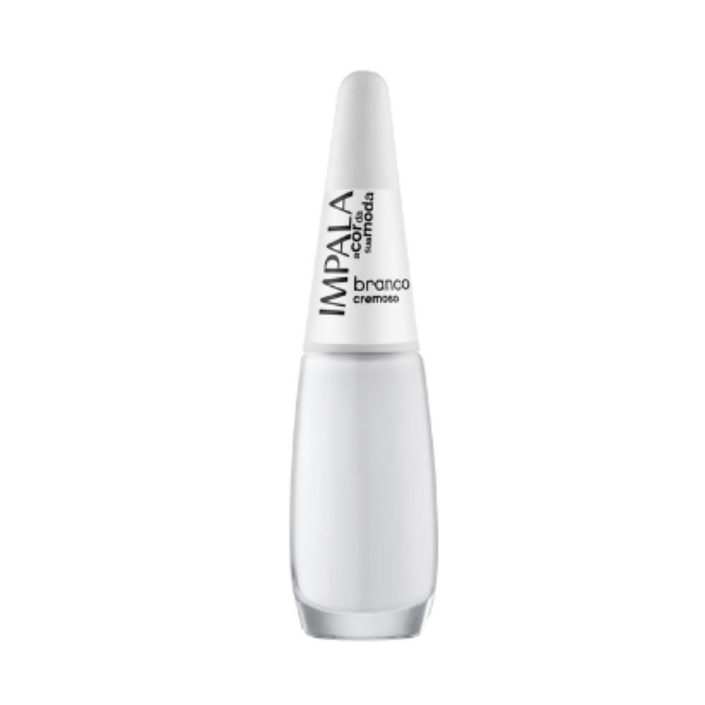 Esmalte Impala Cremoso Branco 7,5ml - Branco