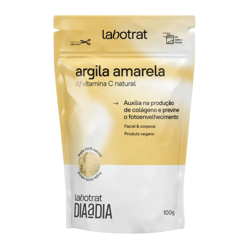 Argila Amarela Com Vitamina C Labotrat 100g