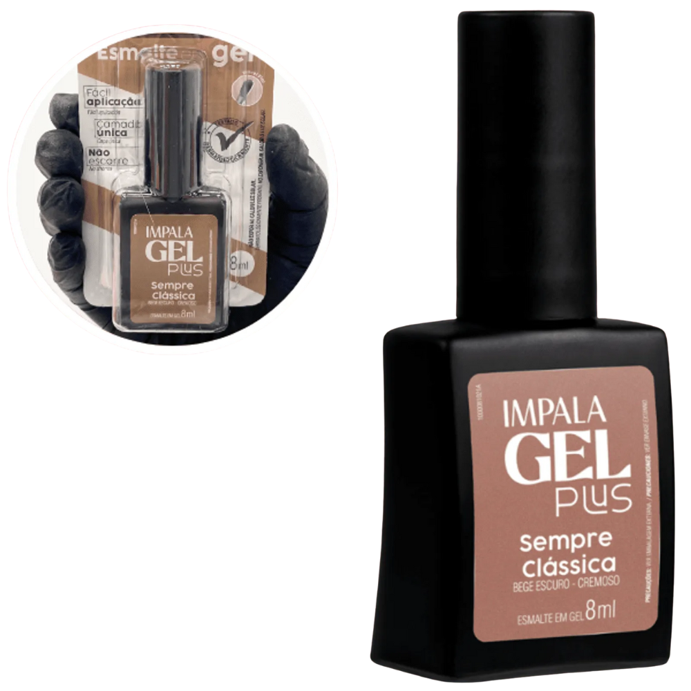 Esmalte Gel Impala Gel Plus Cremoso Sempre Clássica 8ml