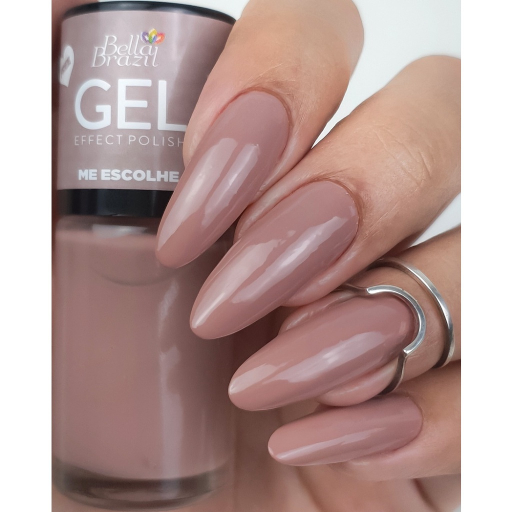 Esmalte Bella Brazil Efeito Gel Cremoso 859 Me Escolhe