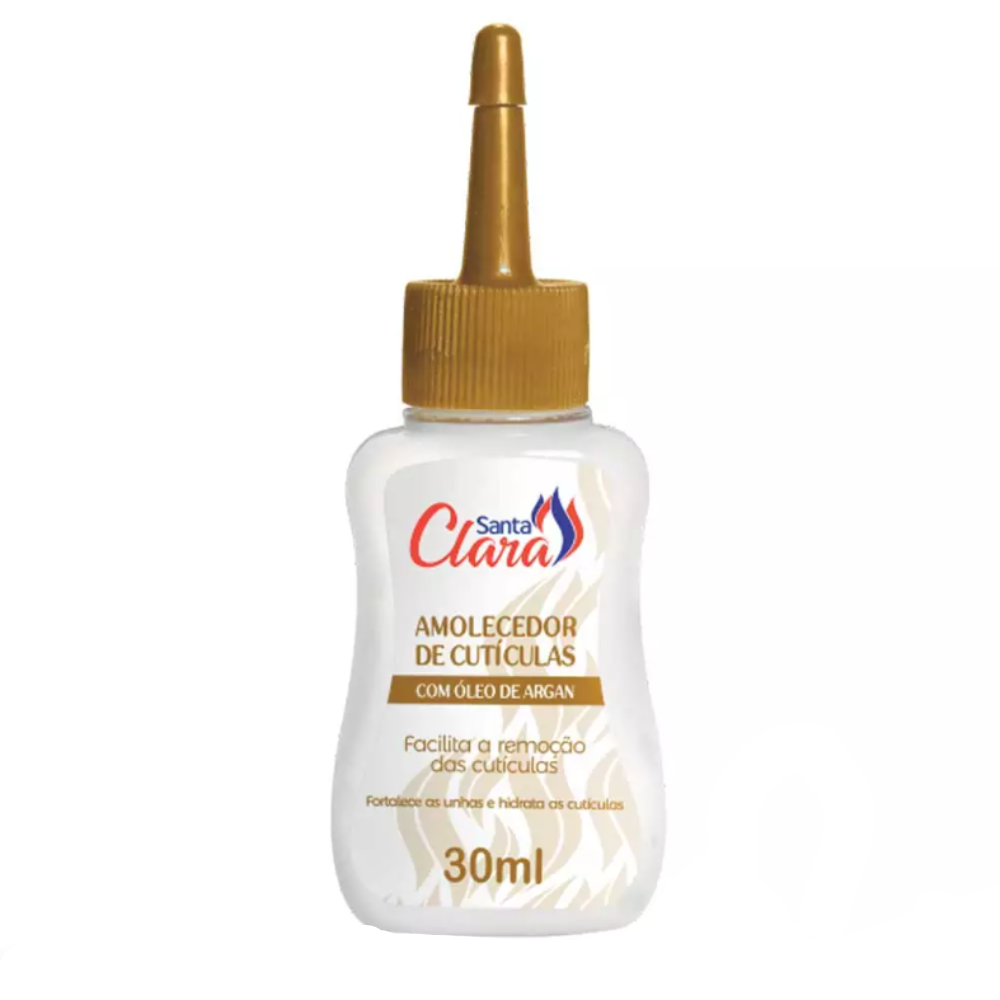 Creme Amolecedor De Cutículas Com Óleo De Argan 30ml Santa Clara