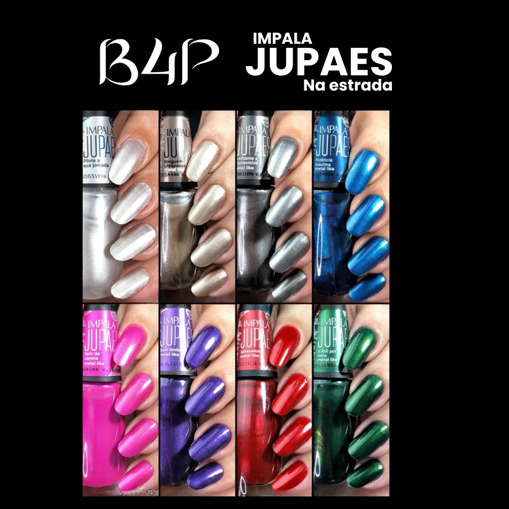 Esmalte Impala Ju Paes Cremoso Distribua Sorrisos 7,5ml - Azul - Ju Paes