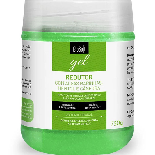 Gel De Massagem Redutor Bio Soft 750g