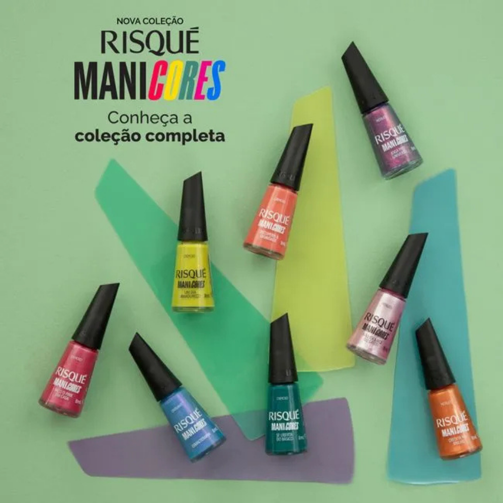 Esmalte Risqué Manicores Cremoso Se Liberta Do Básico 8ml