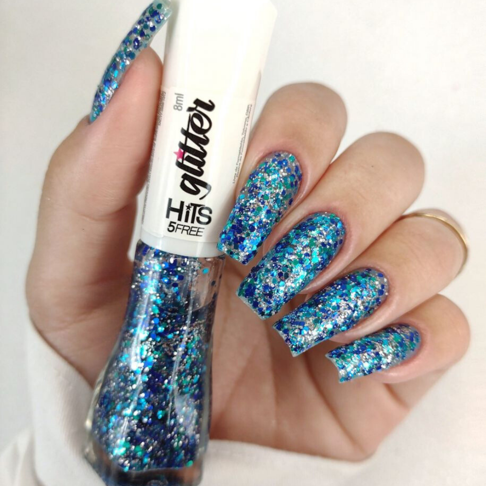 Esmalte Hits Glitter Lima 8ml
