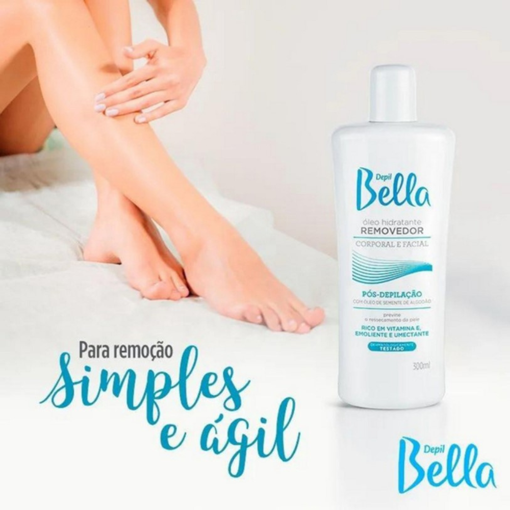 Óleo Removedor Algodão Depil Bella 300ml
