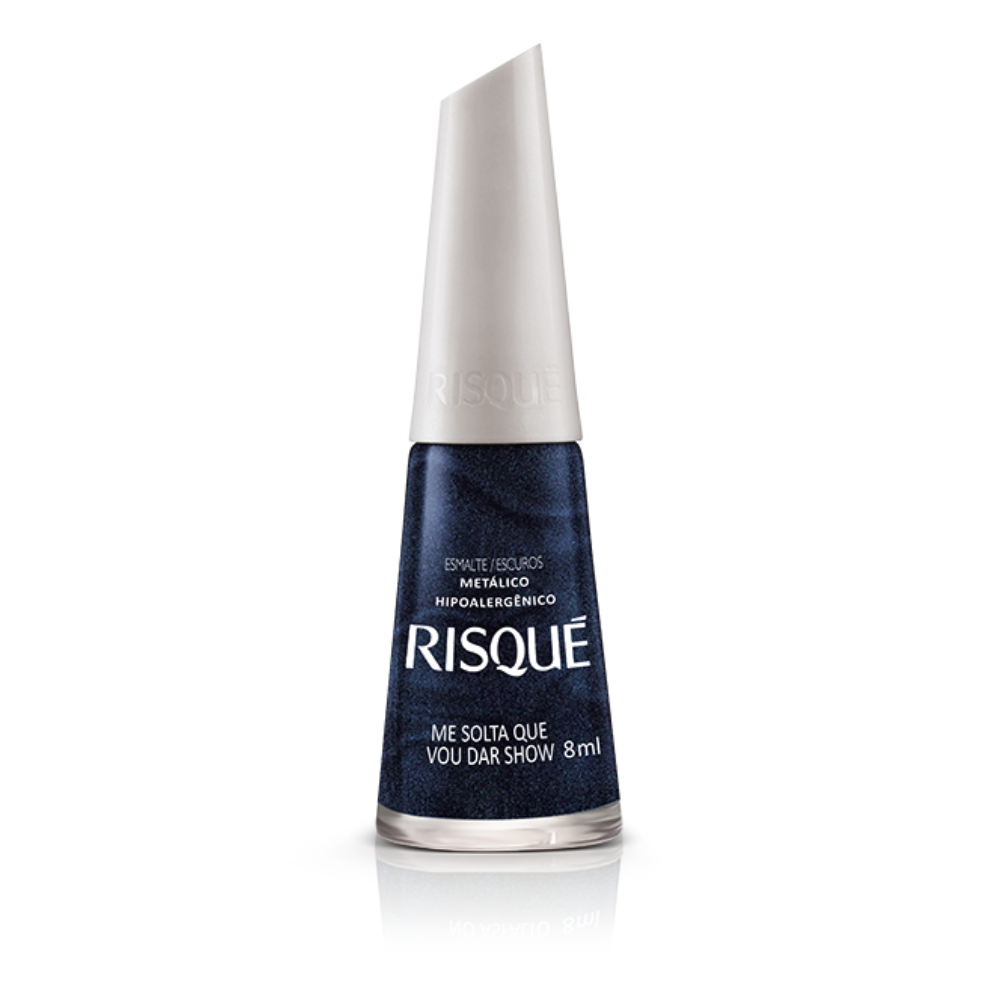 Esmalte Risqué Me Solta Que Vou Dar Show 8ml - Azul