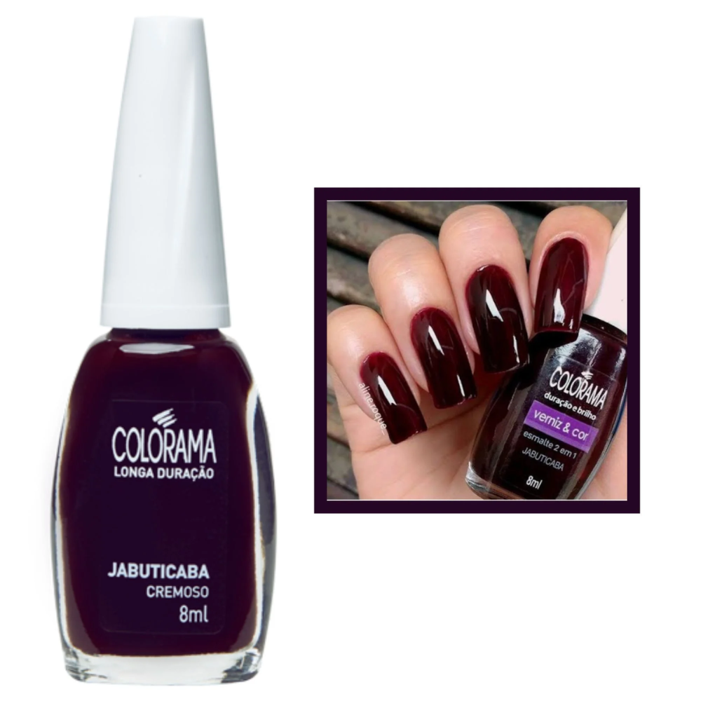 Esmalte Colorama Cremoso Jabuticaba 8ml