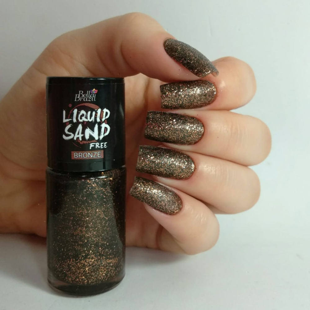 Esmalte Bella Brazil Liquid Sand 1307 Bronze 9ml