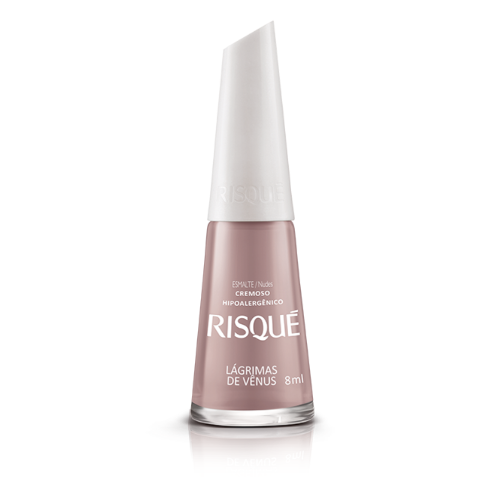 Esmalte Risqué Cremoso Lágrimas De Vênus 8ml - Nude