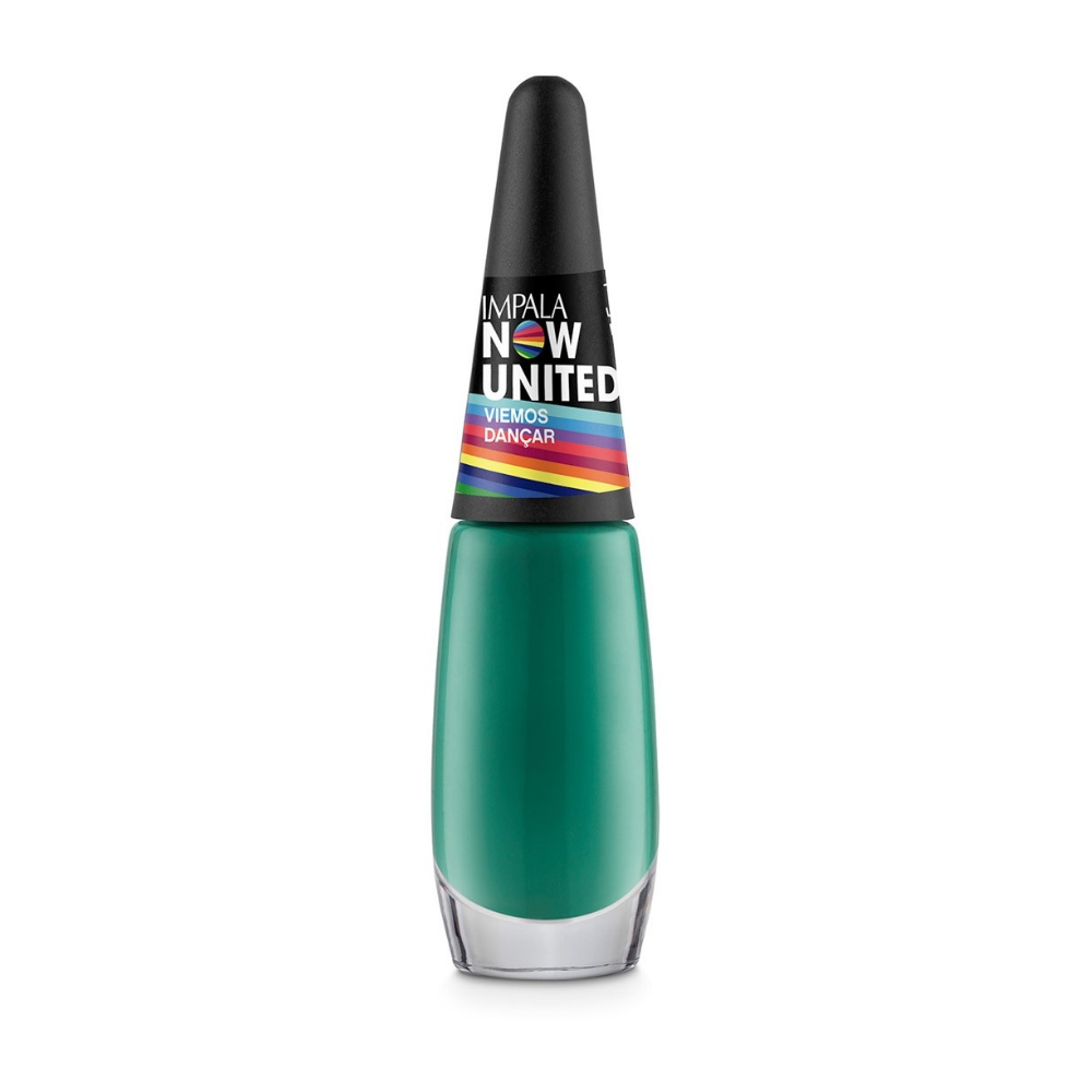 Esmalte Impala Cremoso Viemos Dançar 7,5ml - Verde - Now United