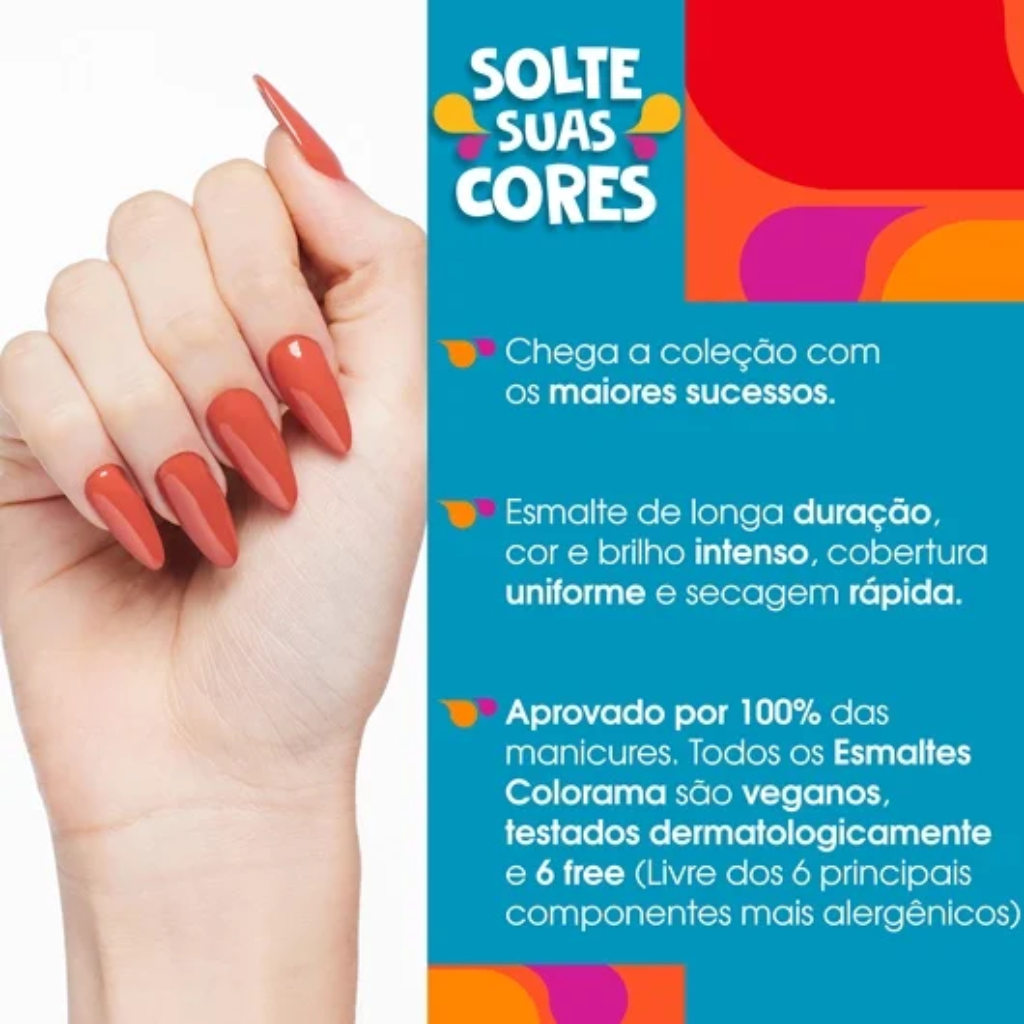 Esmalte Colorama Cremoso Cachoeira Na Chapada 8ml