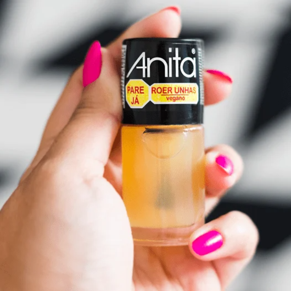 Esmalte Anita Tratamento Base Pare Já De Roer Unhas 10ml