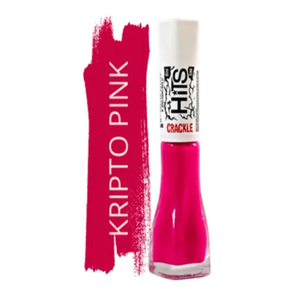 Esmalte Hits Crackle Kripito Pink 8ml