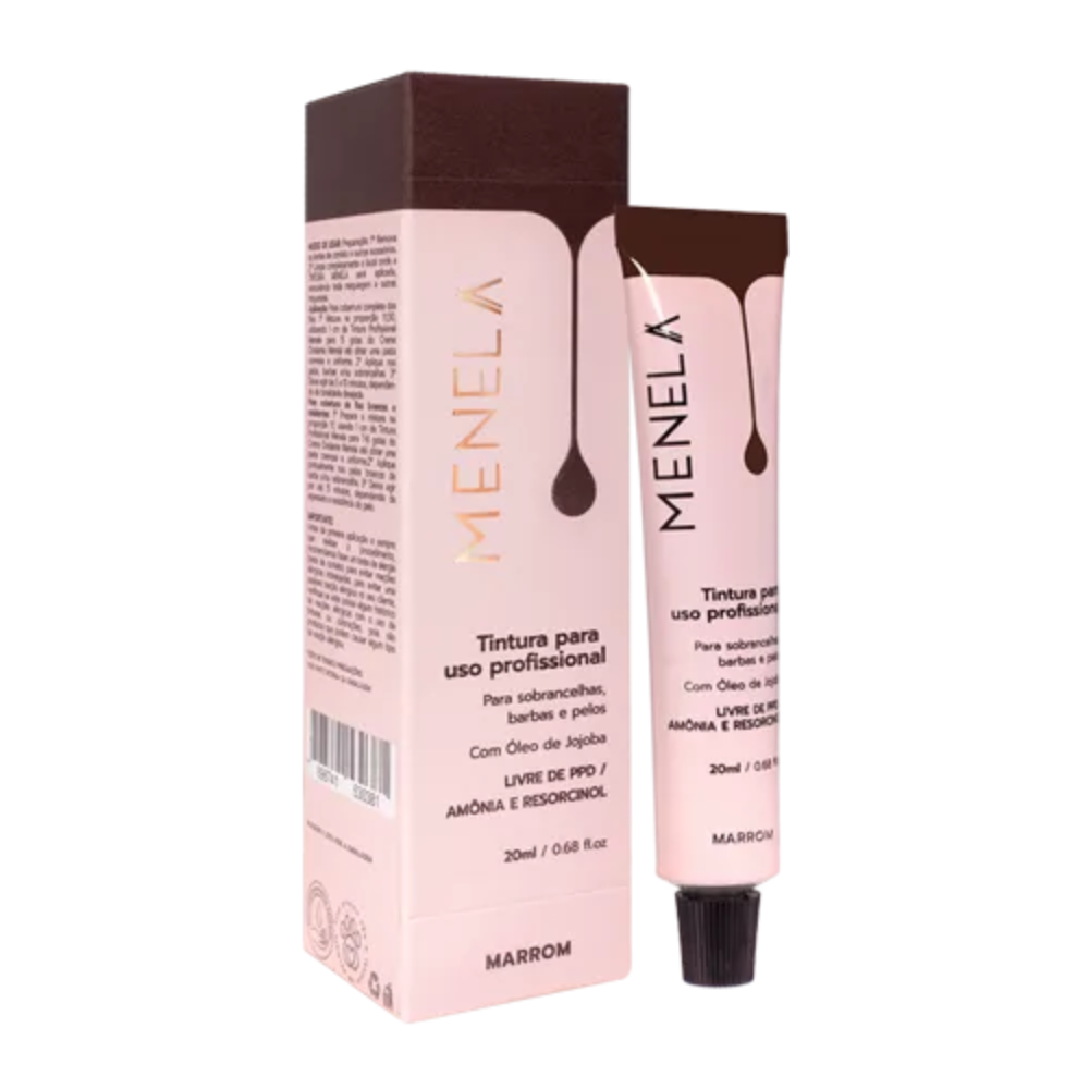 Tintura Menela 20ml Profissional Marrom