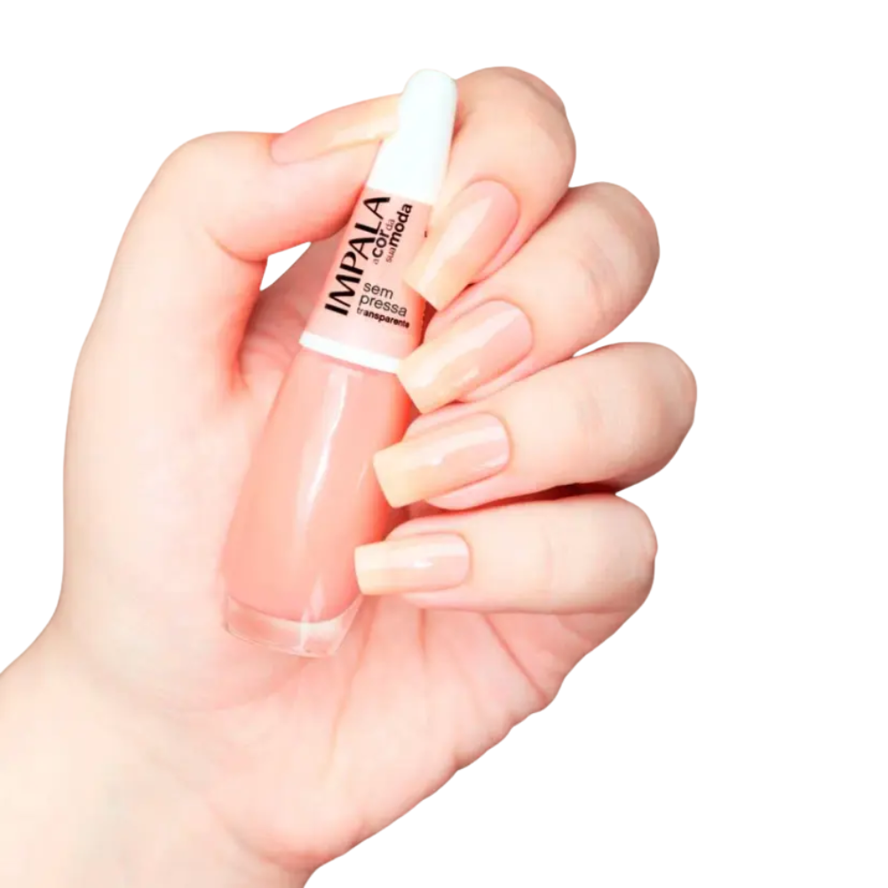Esmalte Impala Transparente A Cor Da Sua Moda Sem Pressa 7,5ml