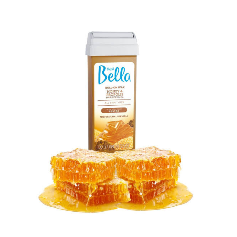 Refil Cera Depilatória Roll On Deo Própolis E Mel Depil Bella 100g