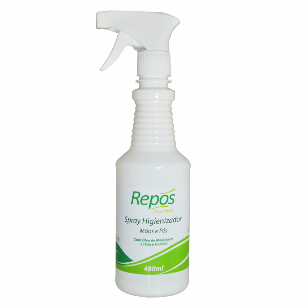 Spray Higienizador Mãos E Pés 480ml Repos