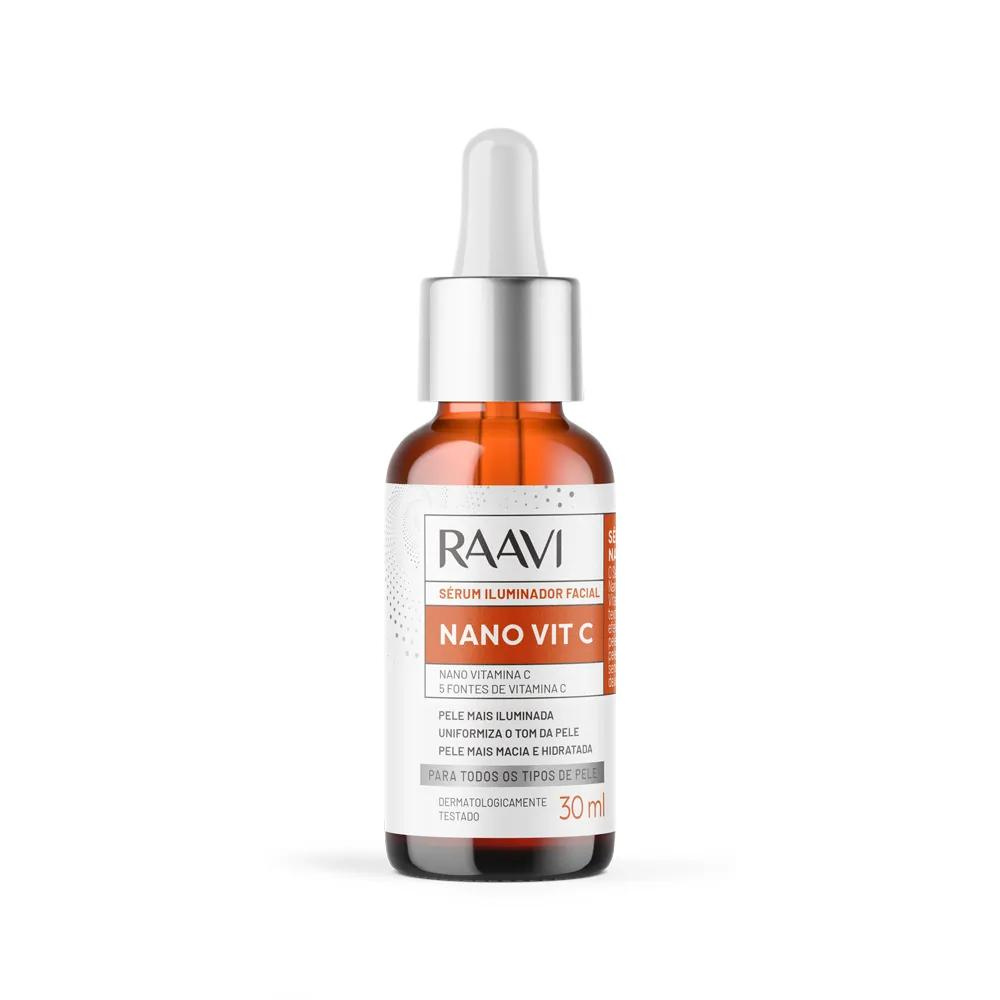Sérum Facial Iluminador Nano Vitamina C Raavi 30ml