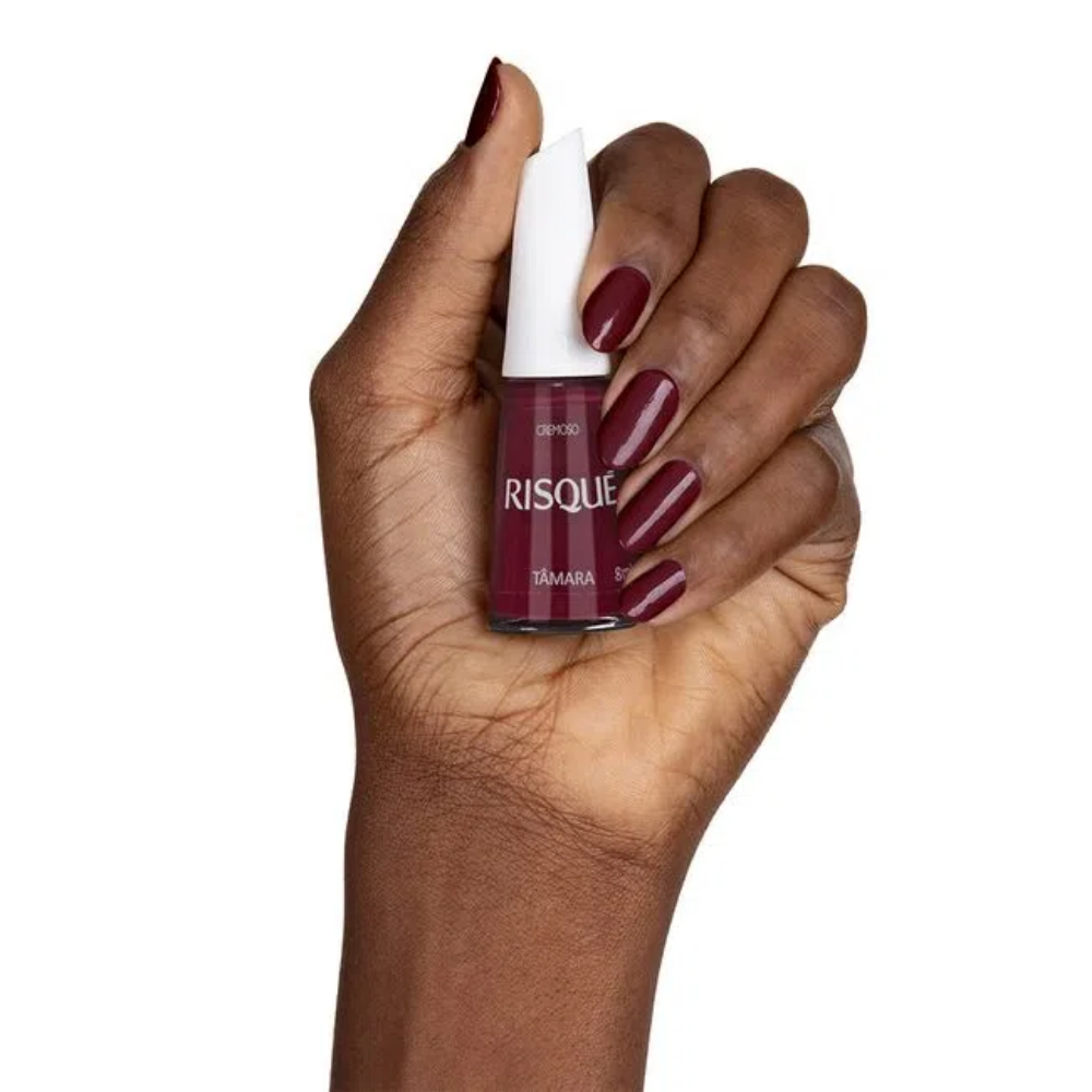 Esmalte Risqué Cremoso Tâmara 8ml - Vermelho