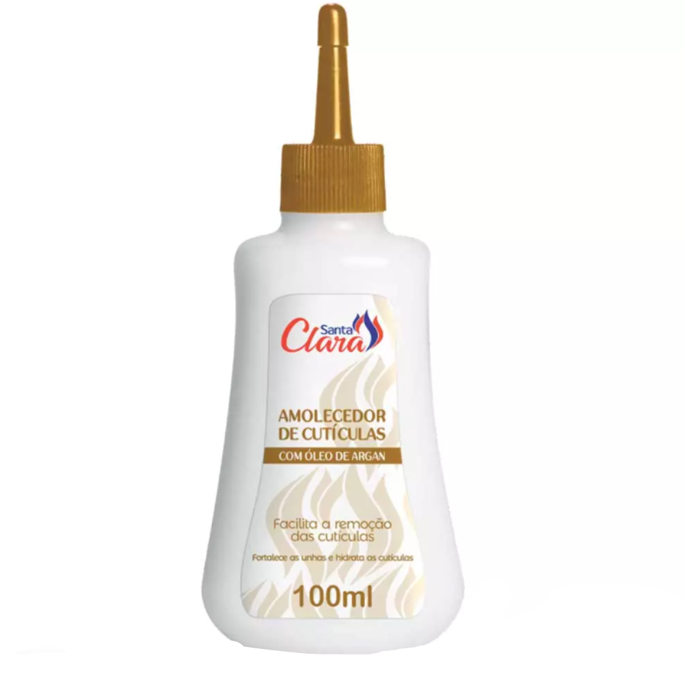 Creme Amolecedor De Cutículas Com Óleo De Argan 100ml Santa Clara