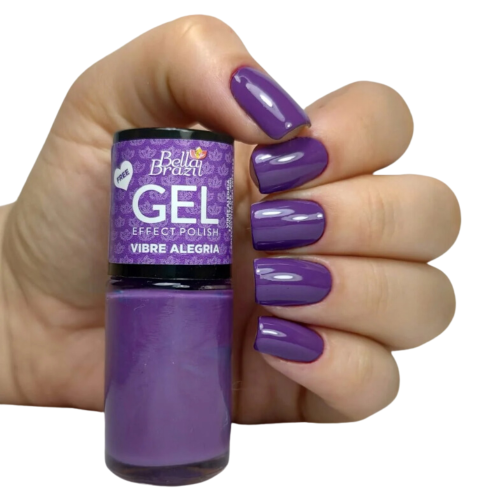 Esmalte Bella Brazil Efeito Gel Cremoso 852 Vibre Alegria