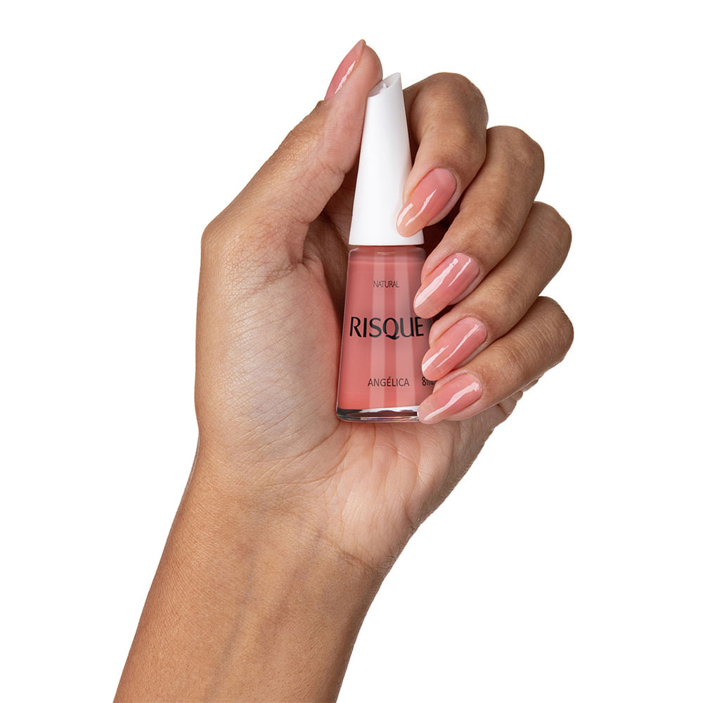 Esmalte Risqué Natural Angélica 8ml - Rosa