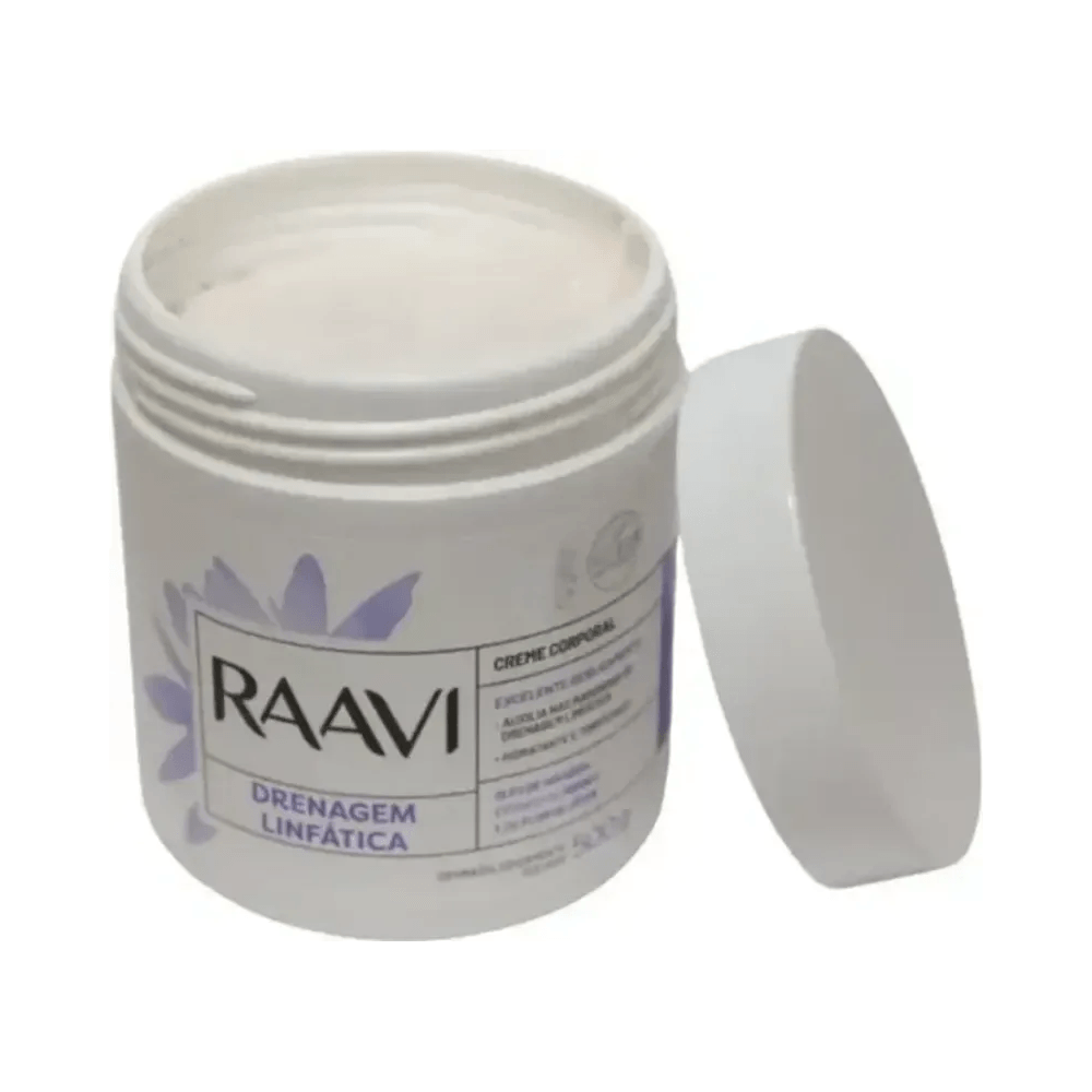 Creme Corporal Drenagem Linfática Raavi 500g