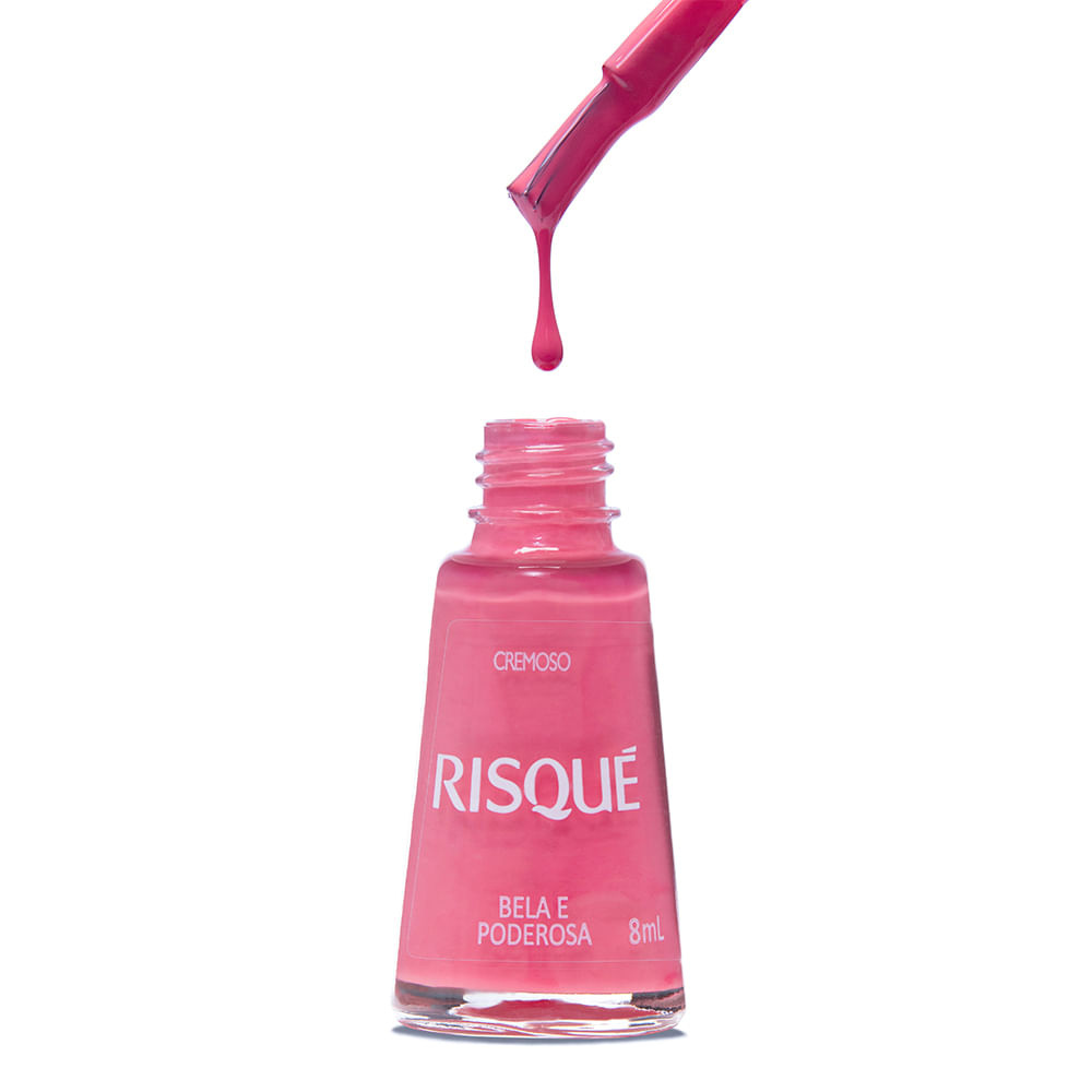 Esmalte Risqué Cremoso Bela E Poderosa 8ml - Rosa