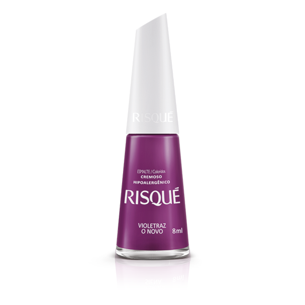 Esmalte Risqué Cremoso Violetraz O Novo 8ml - Violeta