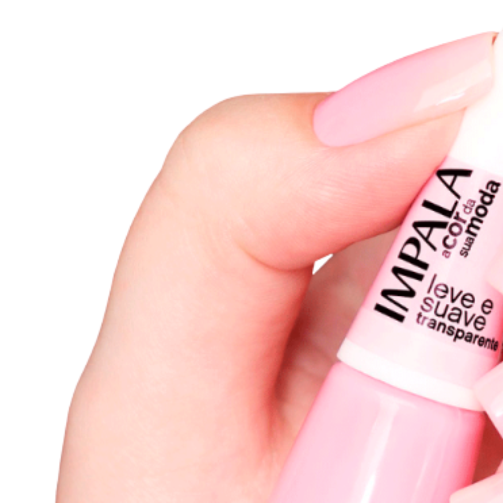 Esmalte Impala Transparente A Cor Da Sua Moda Leve E Suave 7,5ml
