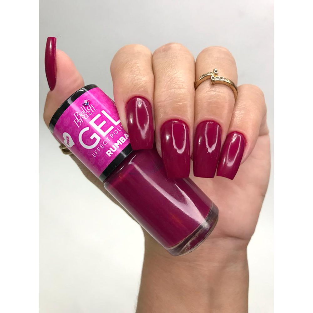 Esmalte Bella Brazil Efeito Gel Cremoso 814 Rumba 9ml