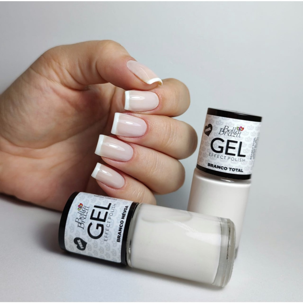 Esmalte Bella Brazil Efeito Gel Cremoso 828 Branco Total
