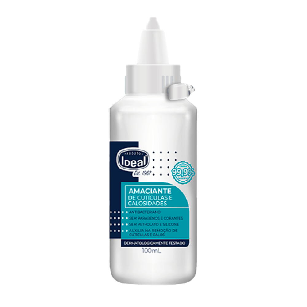 Amaciante De Cutículas E Calosidades Ideal 100ml