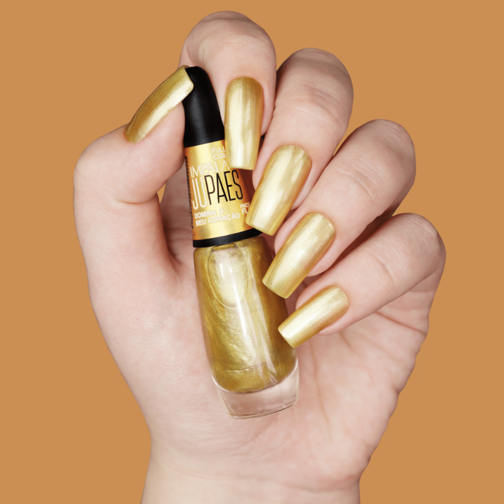 Esmalte Impala Metalizado Ju Paes Domina O Meu Coração 7,5ml - Dourado - Ju Paes