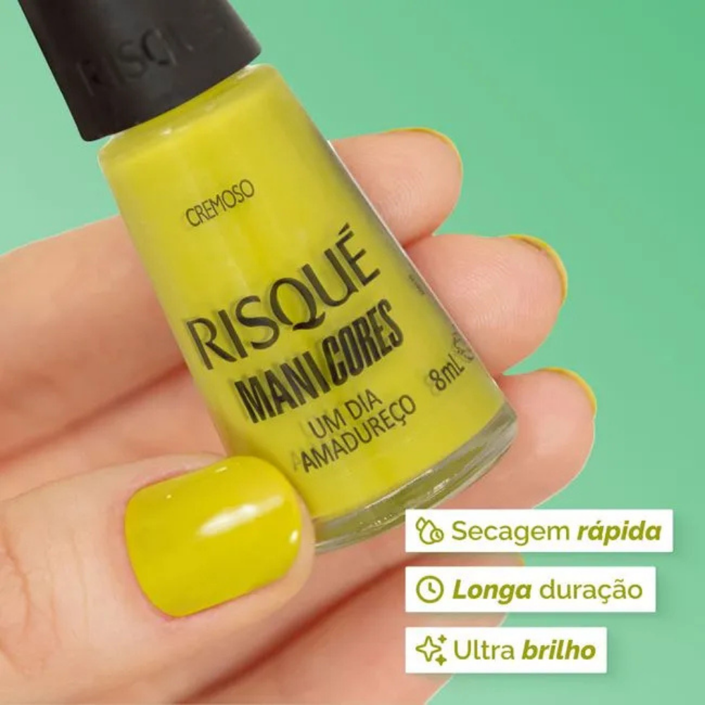 Esmalte Risqué Manicores Cremoso Um Dia Amadureço 8ml