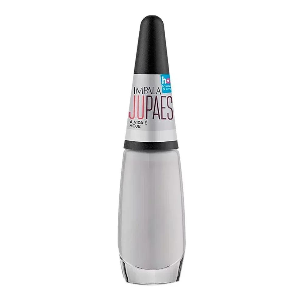 Esmalte Impala Cremoso Ju Paes A Vida é Hoje 7,5ml - Cinza - Ju Paes