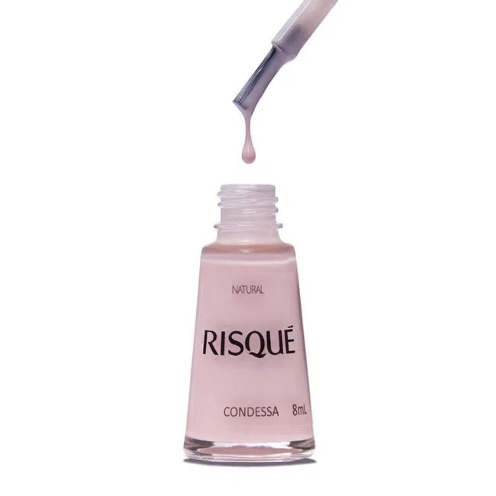 Esmalte Risqué Natural Condessa 8ml - Rosa
