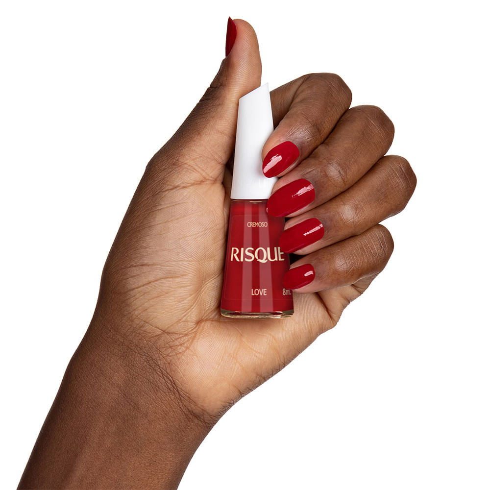Esmalte Risqué Cremoso Love 8ml - Vermelho
