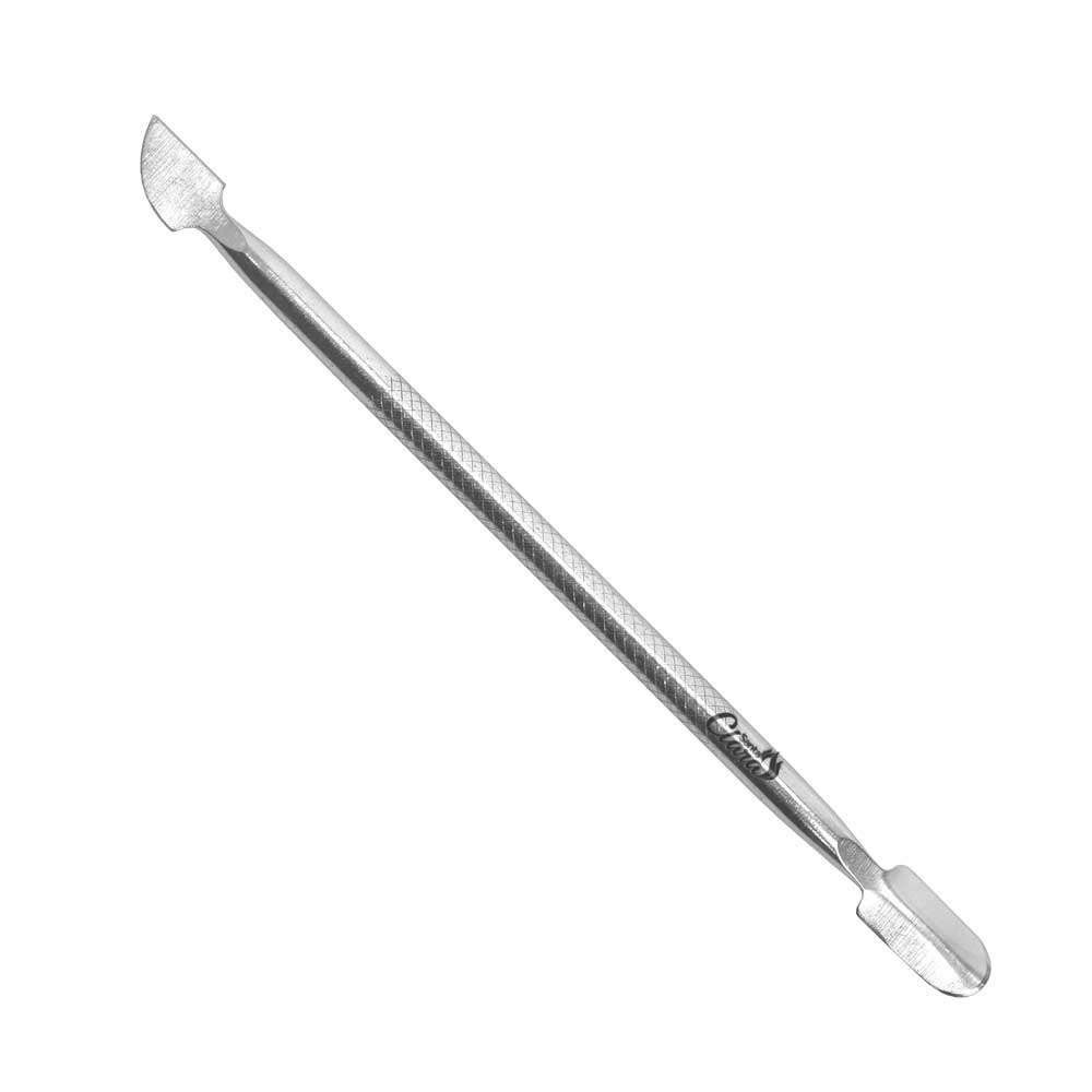 Espátula Inox Dupla Para Cutícula Santa Clara