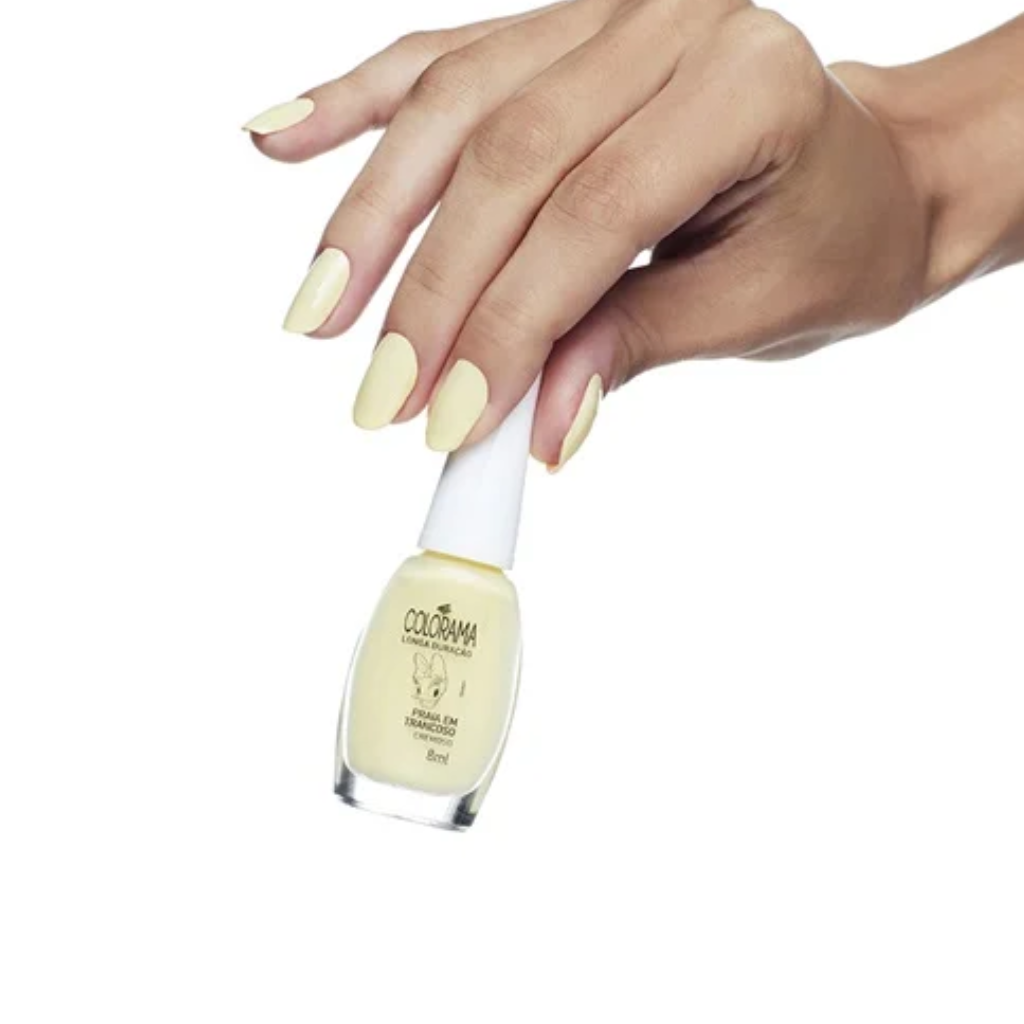 Esmalte Colorama Cremoso Praia Em Trancoso - Amarelo - Disney