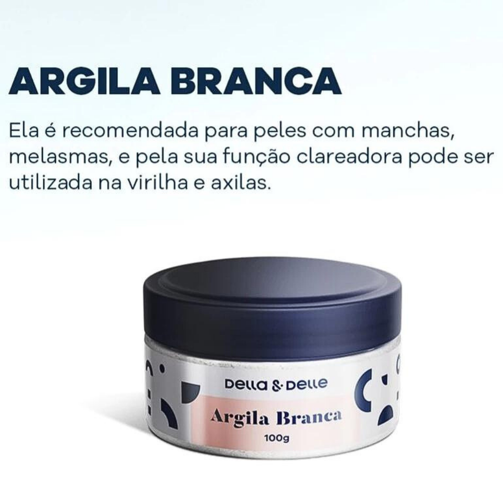 Argila Branca Della E Delle 100g