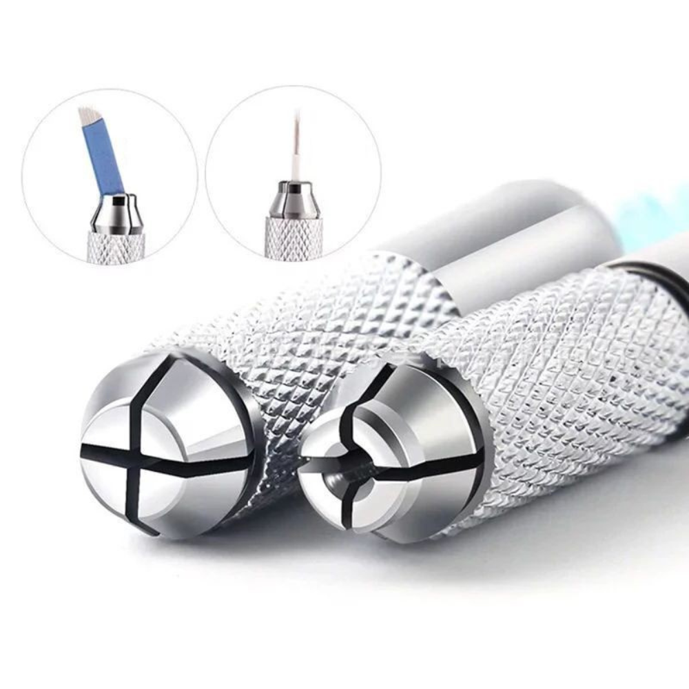 Caneta de Alumínio Duplo Tebori para Micropigmentação