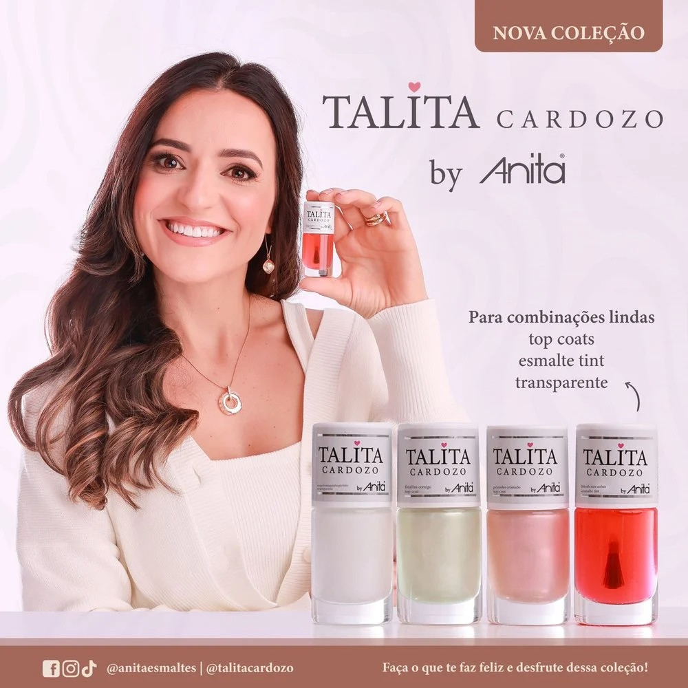 Top Coat Talita Cardozo By Anita Finaliza Comigo 10ml