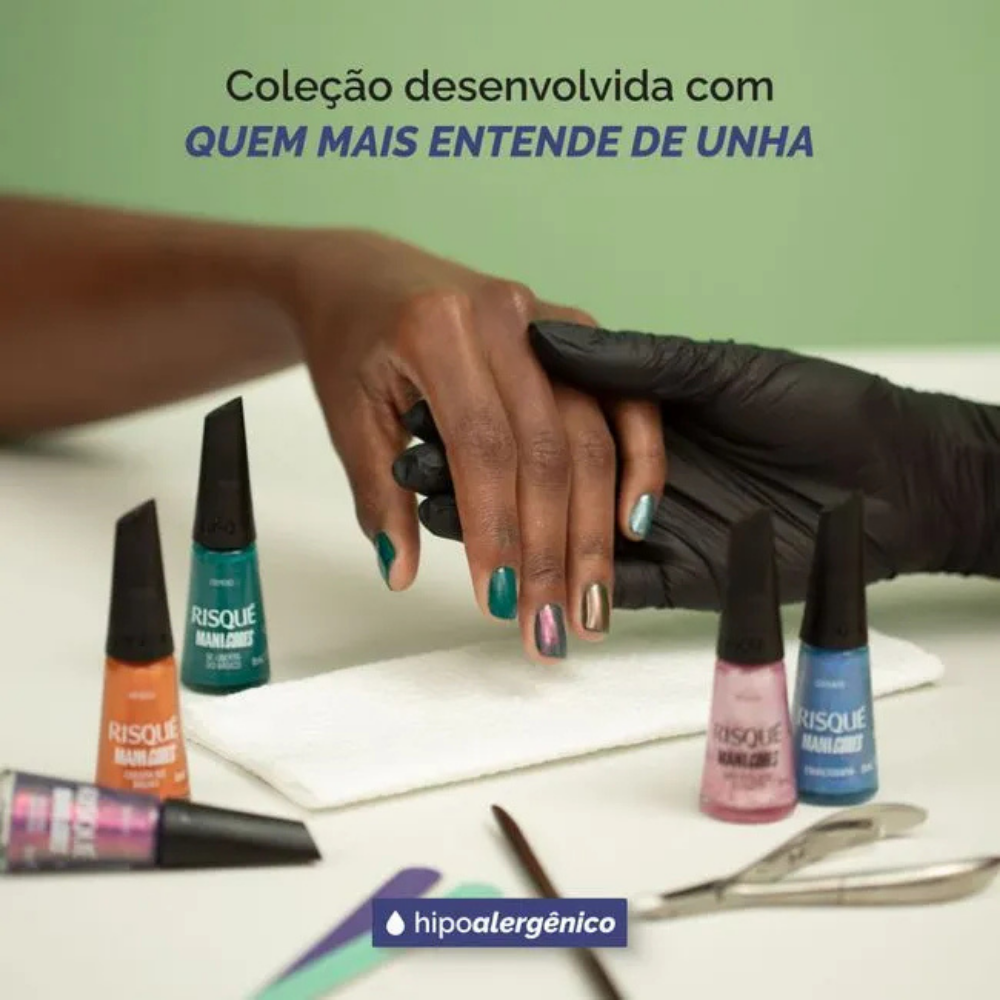 Esmalte Risqué Manicores Cintilante Esmalterapia 8ml