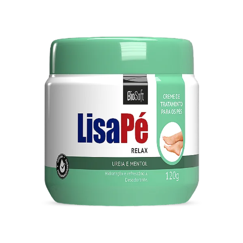 Creme Hidratante Relax Lisa Pé Biosoft 120g